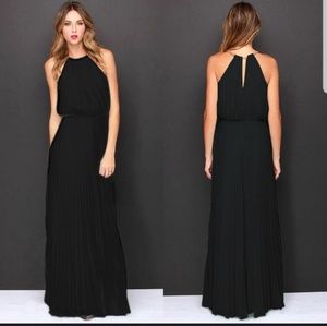Womens XL sexy long halter maxi dress